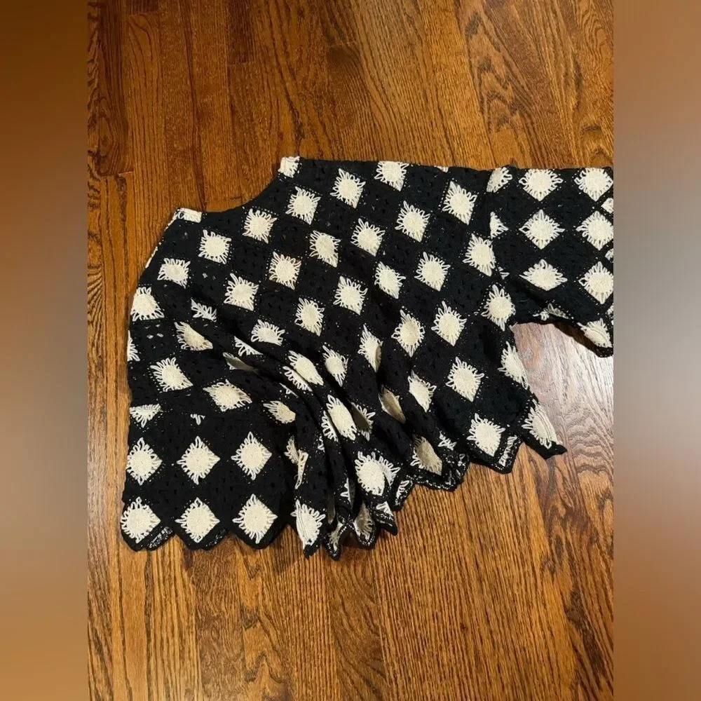 Free People Beach House Crochet Top Size XS